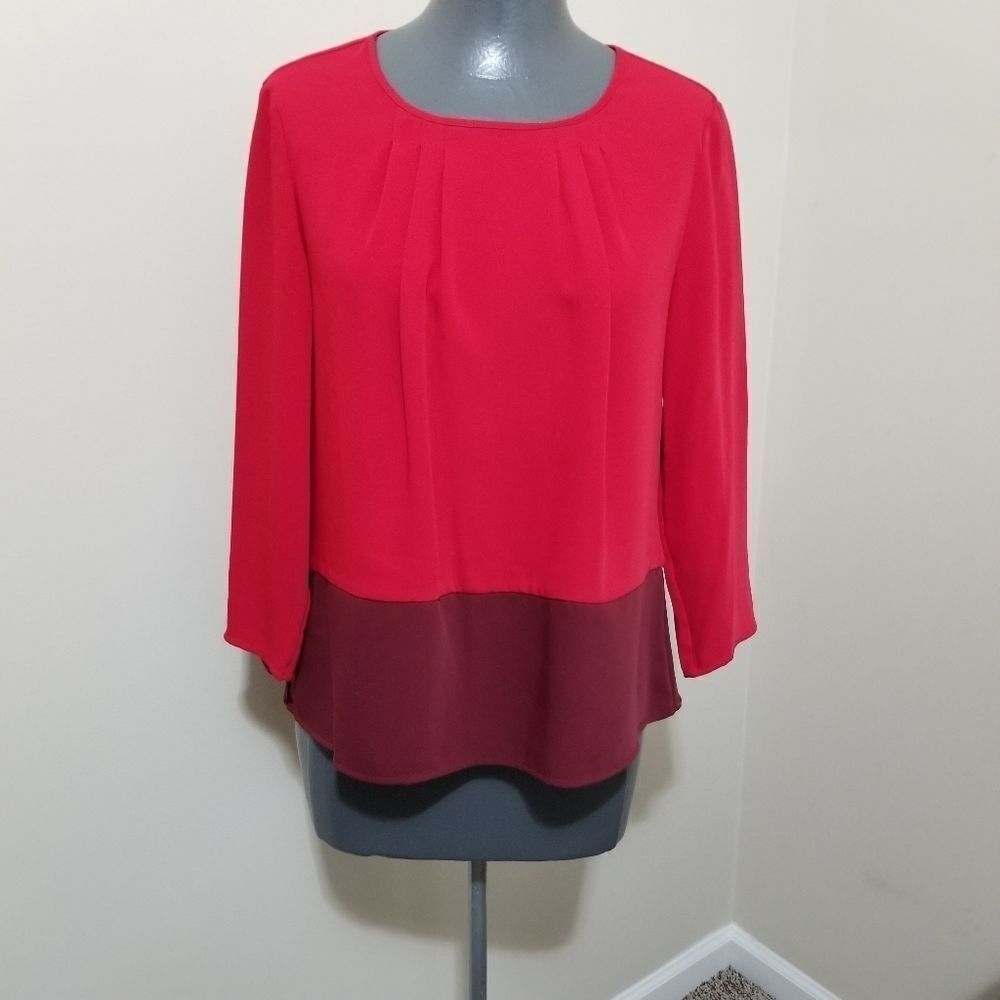 Calvin Klein Red Top M - Picture 7 of 7